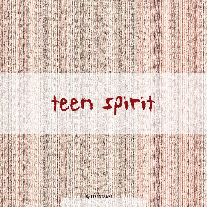 teen spirit example